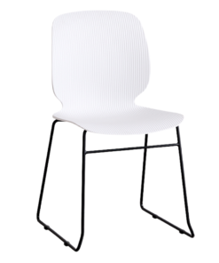Sled Chair in White
