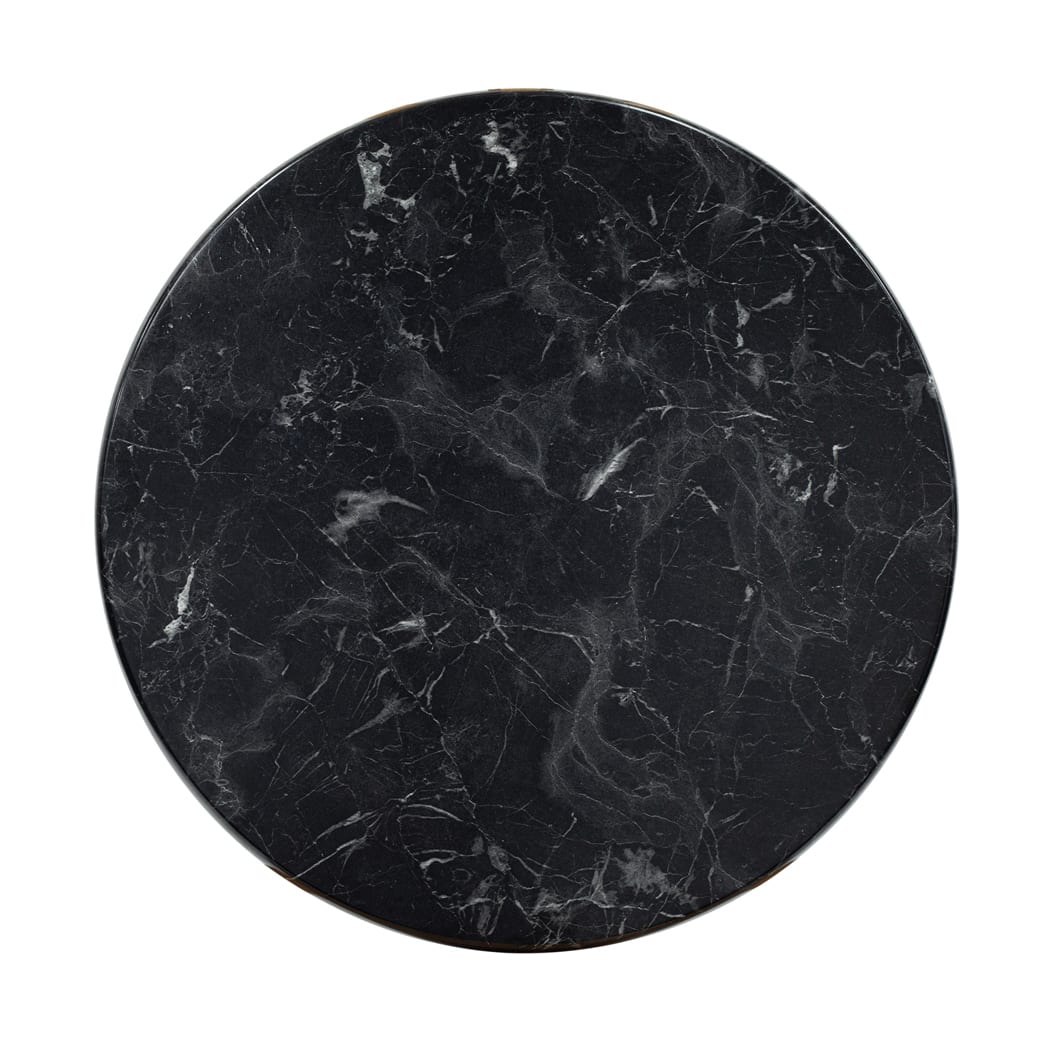 Alcantara Black (Marble Look) Round 700mm Isotop Plus Table Top