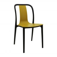 Emma Chair in Black and Mustard