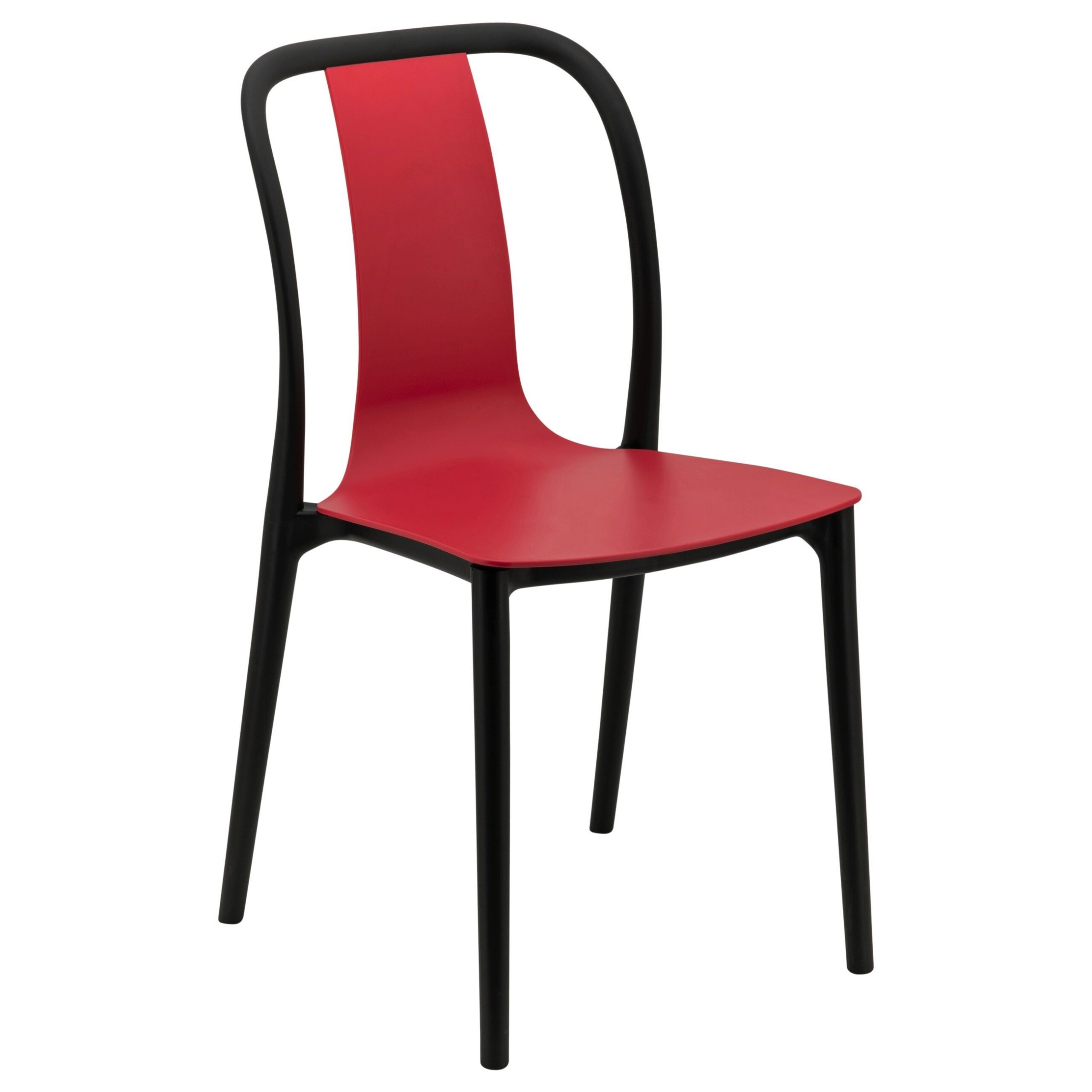 Emma Chair in Black and Ruby