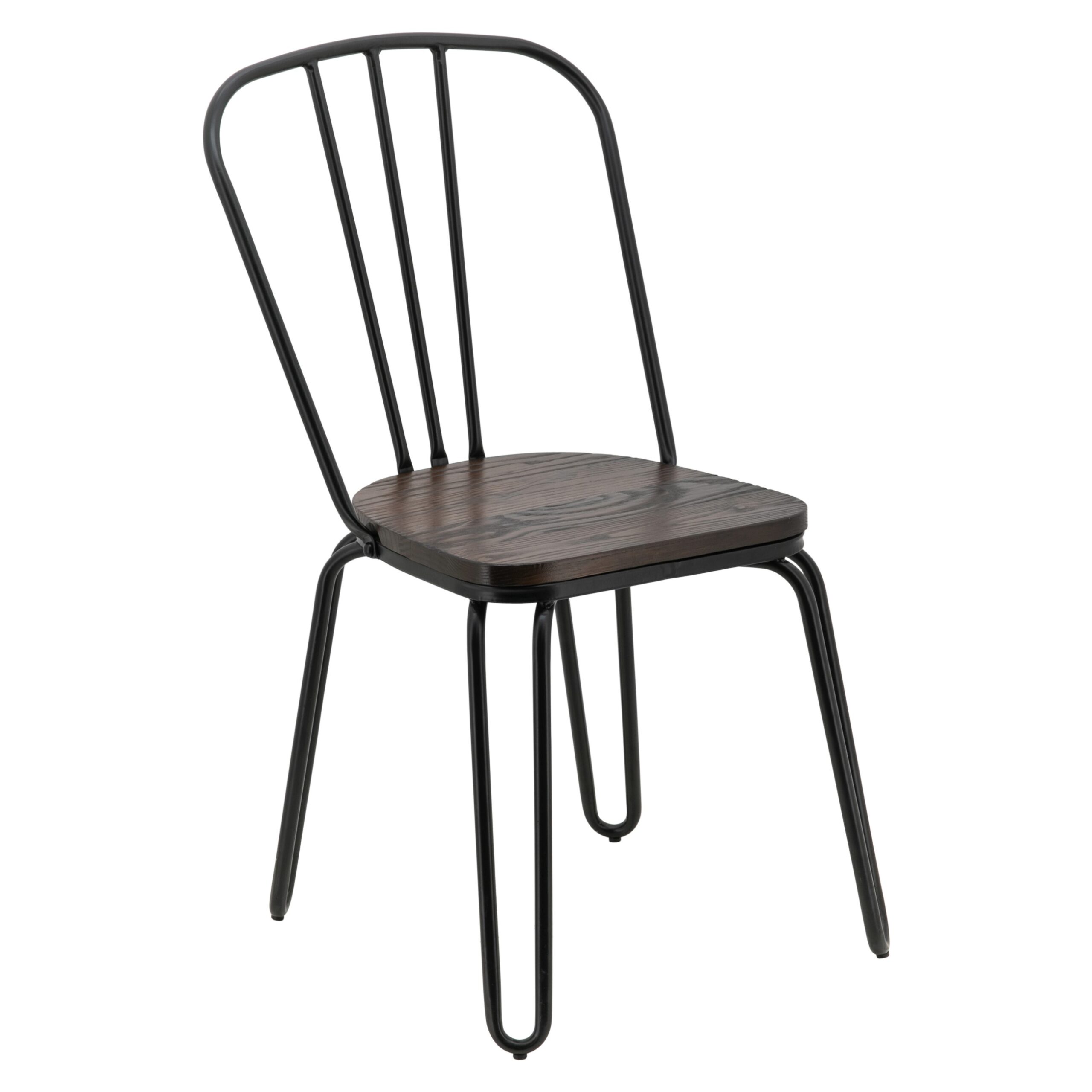 Hairpin Chair in Black