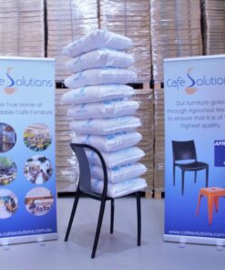 Emma Chair in Black and Charcoal