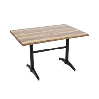 800x1200mm Shesman Isotop Table Top with Black Roma Base