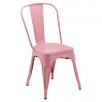 Replica Tolix Chair in Gloss Pink