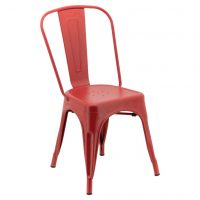 Replica Tolix Chair in Matte Red
