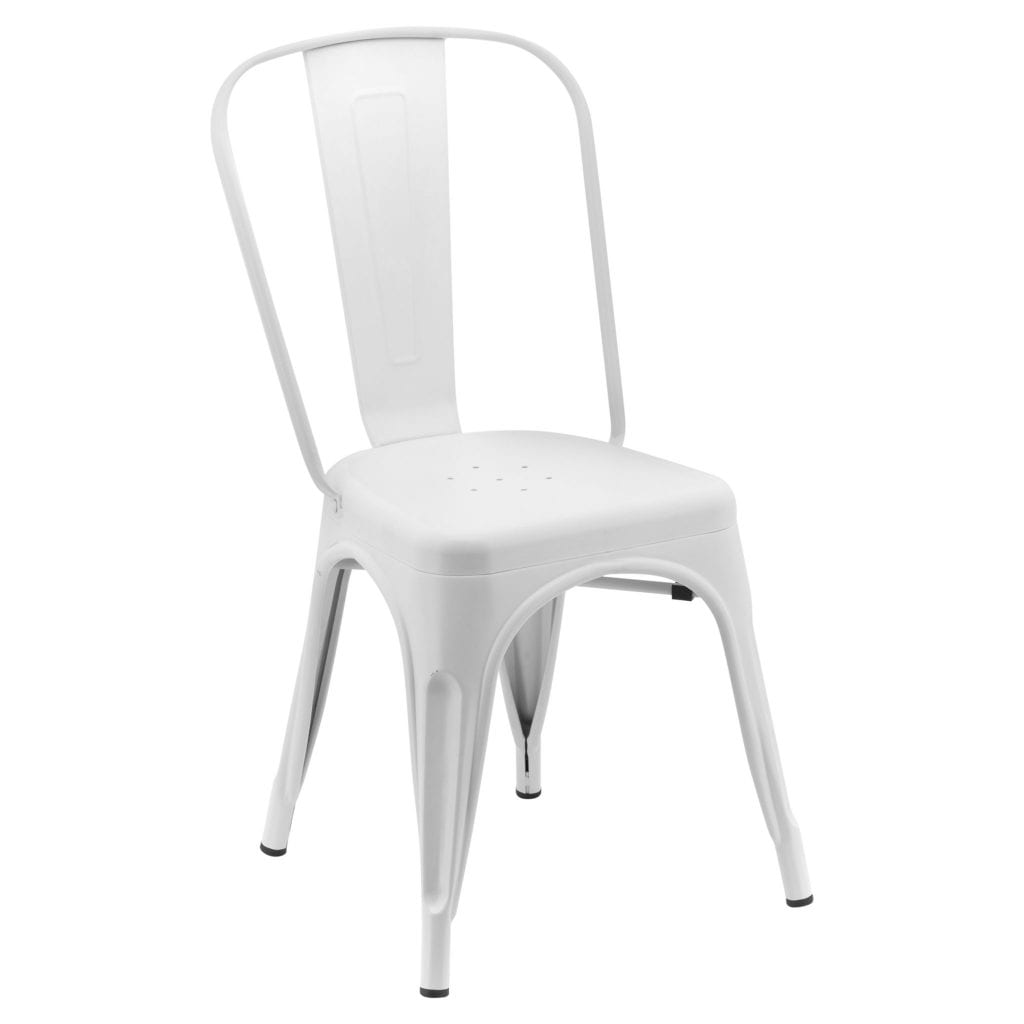 Replica Tolix Chair in Matte White